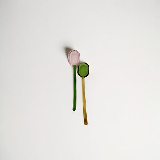 Cucchiaini in vetro (set da 2)