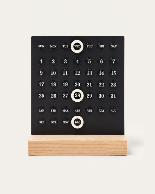 Calendario da scrivania DATE – Nero