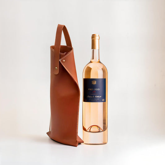 Portabottiglie in similpelle