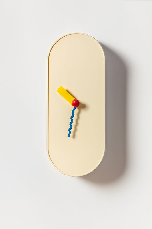 Orologio da parete WAVY in stile Bauhaus