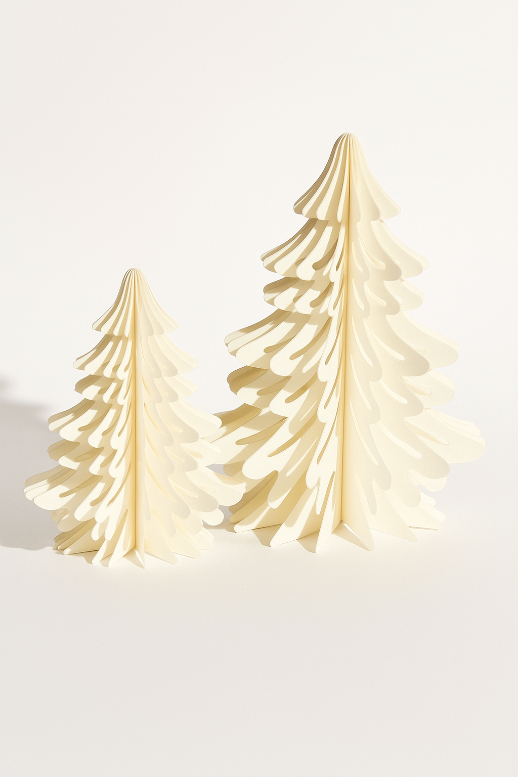 Alberelli in carta FROSTY (Set da 2)