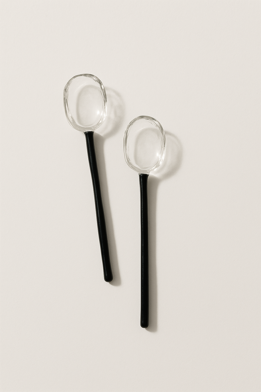 Cucchiaini in vetro (set da 2)