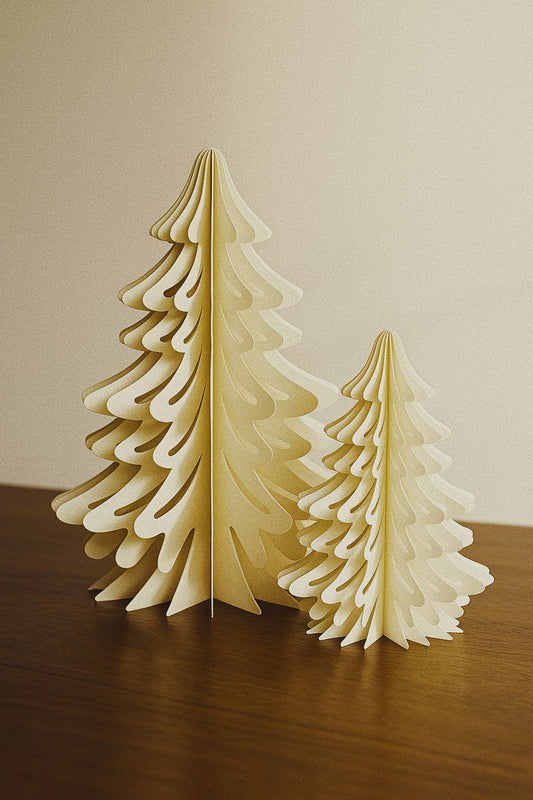 Alberelli in carta FROSTY (Set da 2)