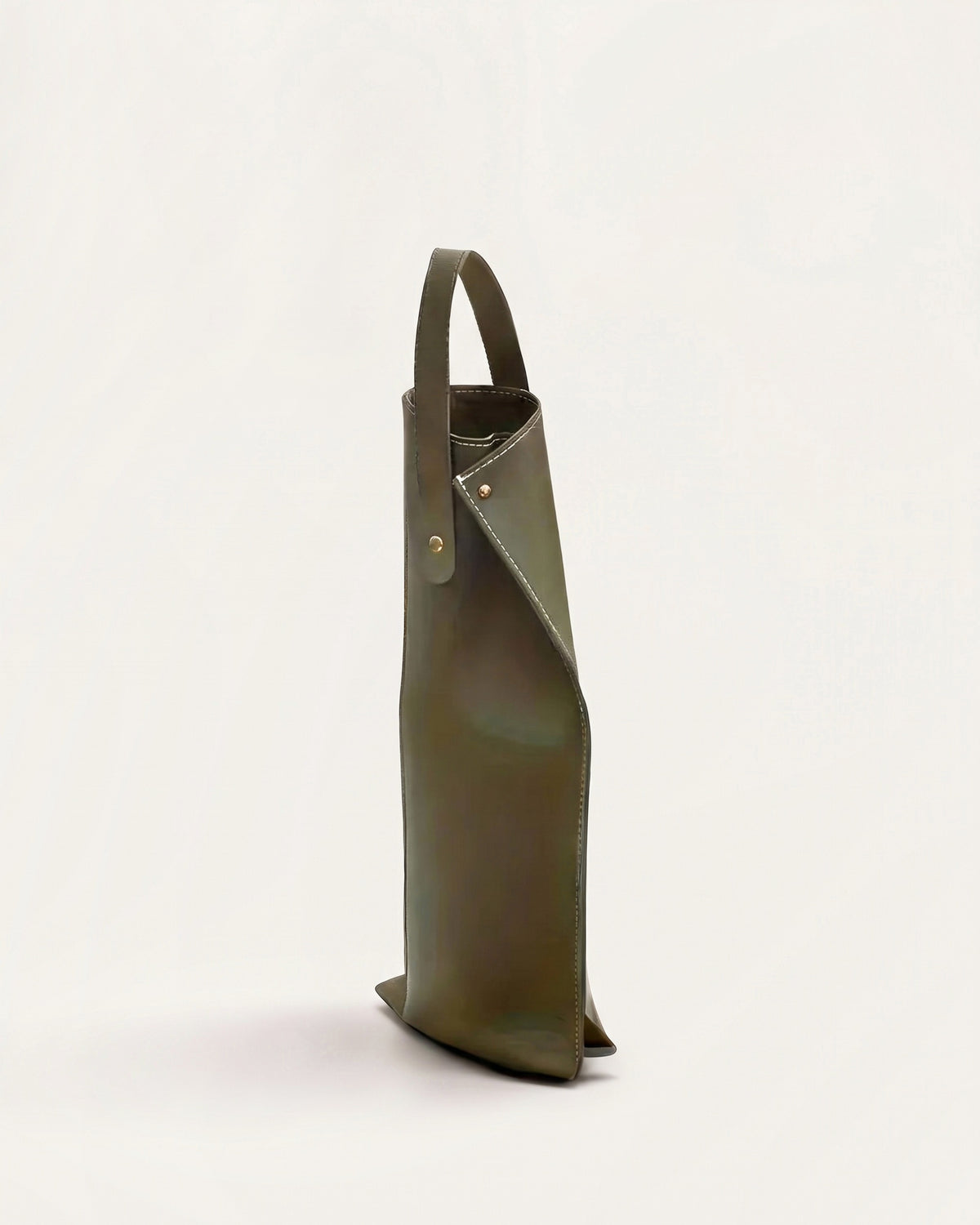 Portabottiglie in similpelle – Verde